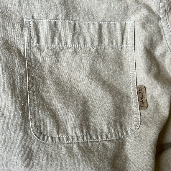 Timberland button up shirt canvas beige XL - Picture 8 of 13